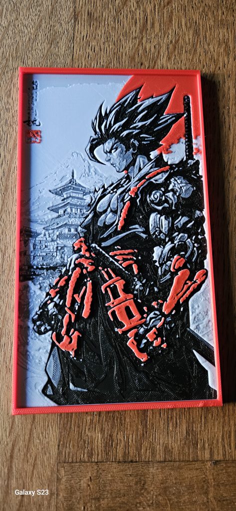 Hueforge de GOKU samouraï