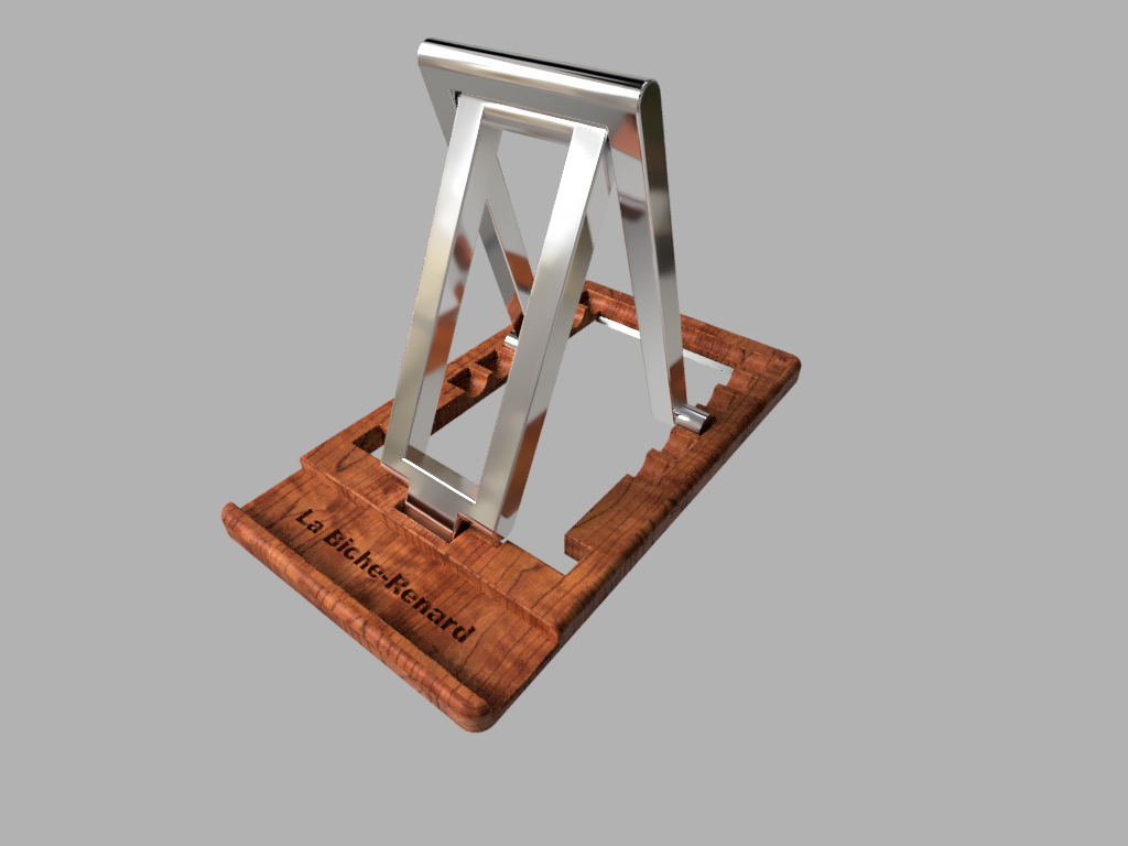 support téléphone modéliser sur fusion 360